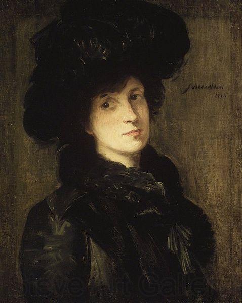 julian alden weir Girl in Black